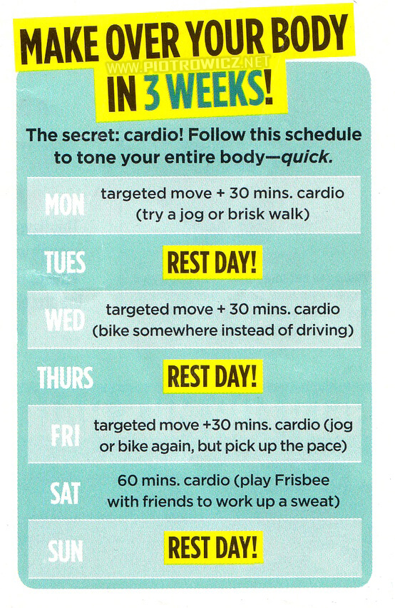 Make over your Body in 3 Weeks - Healthy Fitness Workouts Abs