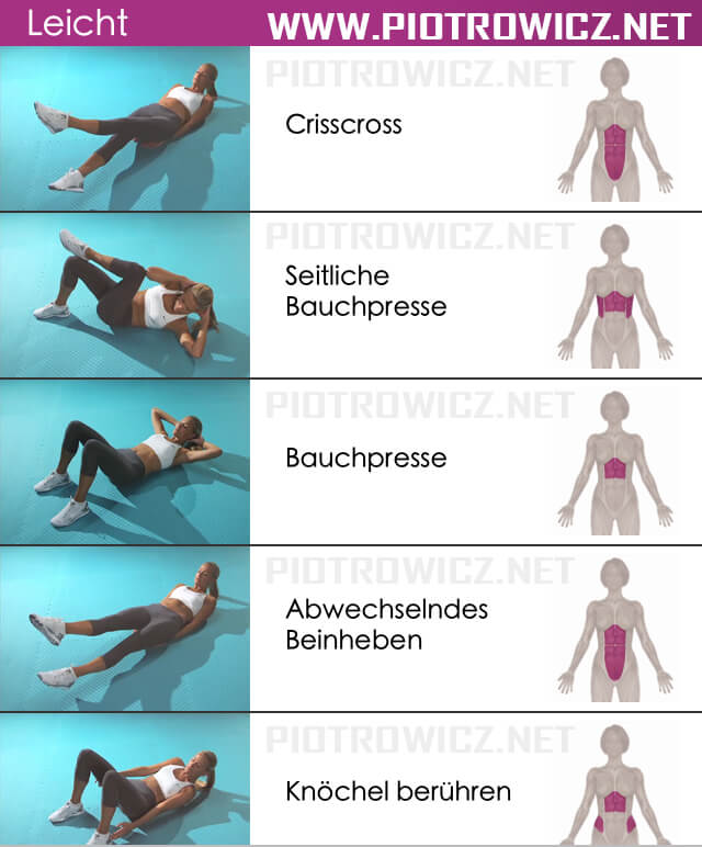Women Sixpack Workout EASY - Healthy Fitness Exercise Abs Sexy