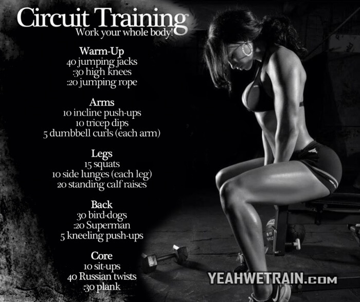 Circuit Training - Healthy Fitness Workout Sexy Body Sixpack Arm