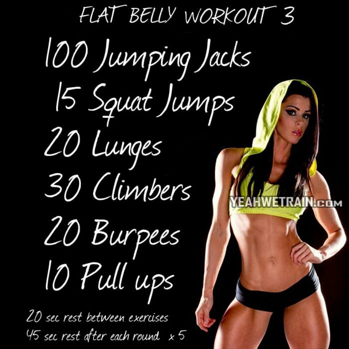 Flat Belly Workout Part 2 - Healthy Fitness HIIT Sixpack Workout