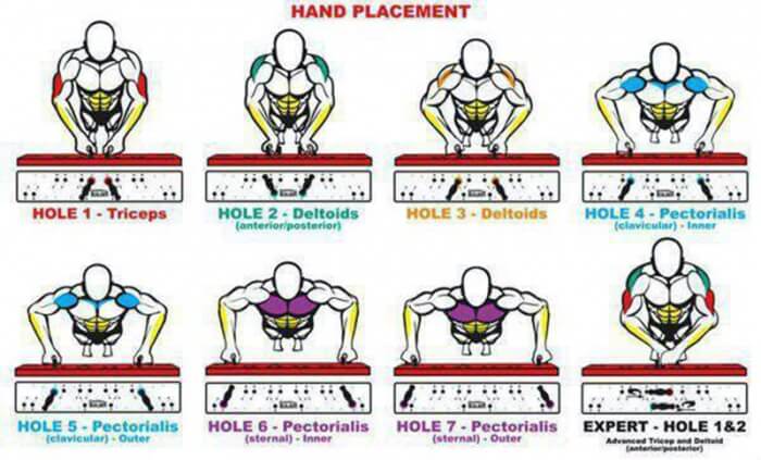 Push Up Hand Placement - Best Chest Tricep, Bicep, Abs Training