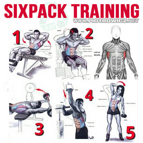 Sixpack Training - Healthy Ab Exercises Fitness Core Arms Home