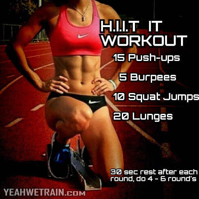 HIIT It Workout - Fast Healthy Fitness Training To Be Stronger!
