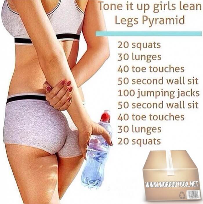 Tone It Up Girls Lean Legs Pyramid ! Healthy Fitness Workout Leg