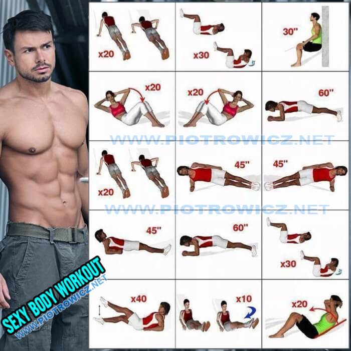 Sexy Body Workout Plan - Hardcore Core Sixpack Training Routines