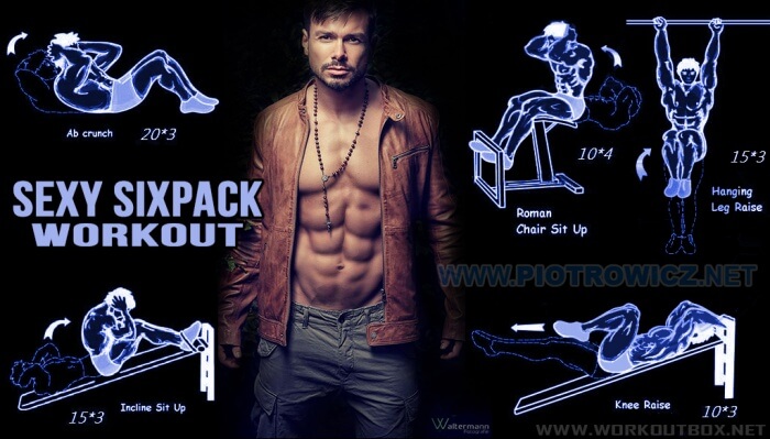 Sexy Sixpack Workout Plan - Hardcore Abs Training Routine Ripped