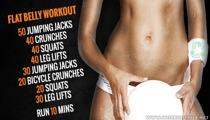 Flat Belly Workout - Sexy Healthy Body Fitness Training Plan Abs