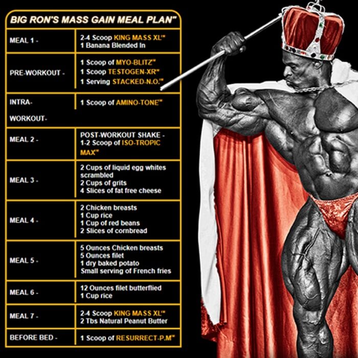 Bodybuilding Diet Chart