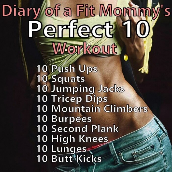 Perfect 10 Workout Plan - Healthy Fitness Training To Be Strong