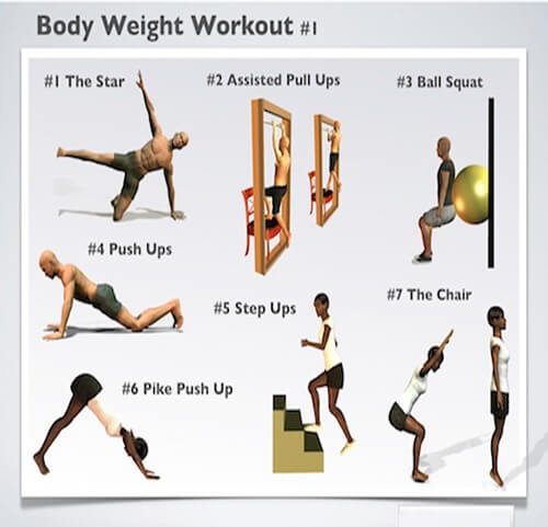 Body Weight Workout #1 - Healthy Fitness Workout Plan StrongBody