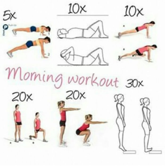 Morning Workout - Healthy Body Training Plan Sixpack Legs Butt