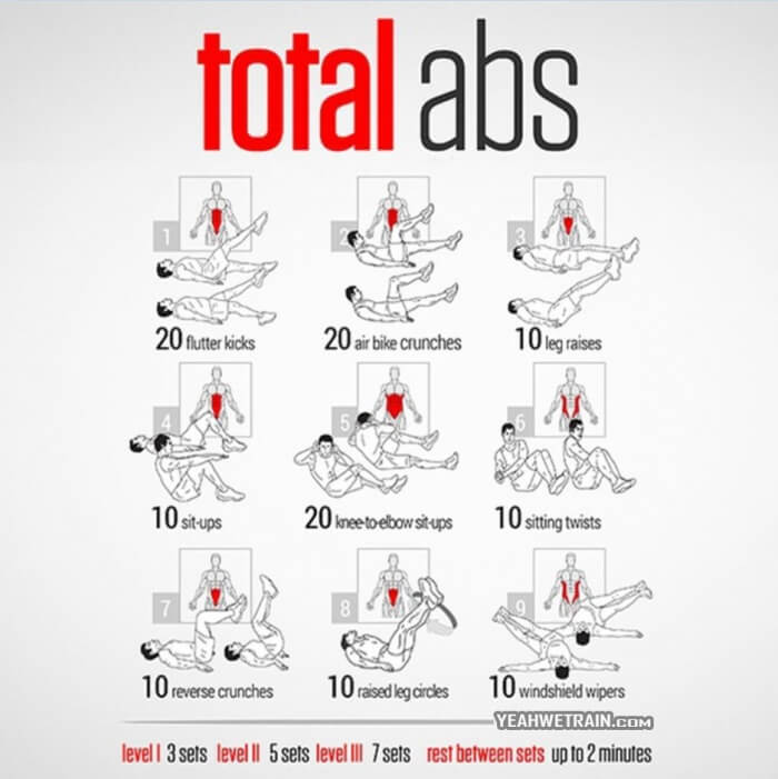Total Abs Training - Healthy Fitness Abs Workout Plan Core Butt