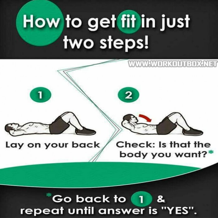 How To Get Fit In Just Two Steps - Healthy Fitness Workout Tips